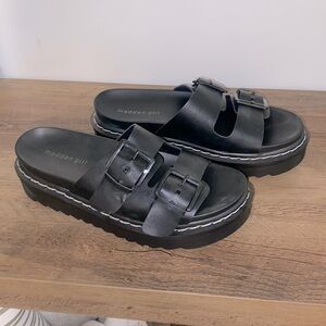 Madden girl chunky platform sandal, only tried on in the house